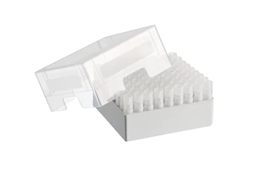 艾本德儲存盒 9 × 9, 可放置 81  個螺旋蓋（凍存）管， 3   mL，2  件，高 76  mm，3  英寸，聚丙烯材料，可耐受最低 -86  °C，可高溫高壓滅菌，帶蓋子并具有數(shù)字字母標識